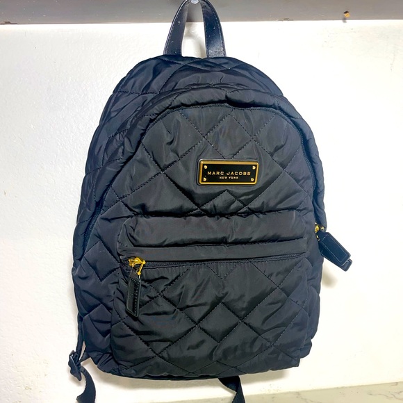 Marc Jacobs Handbags - Marc Jacobs Black Quilted Backpack